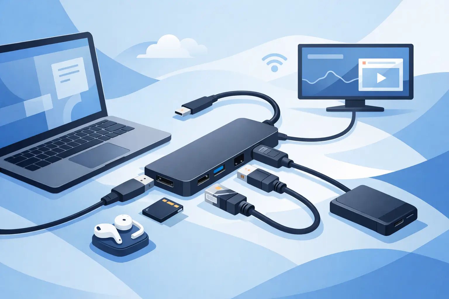 Best USB C Hub for Laptop Buyers - techsconnect