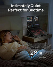 Techsconnect 17.3-inch laptop cooling pad with red LED lighting and five fans for effective heat dissipation.
