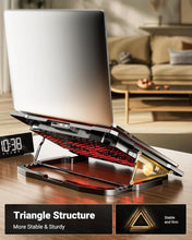 Techsconnect 17.3-inch laptop cooling pad with red LED lighting and five fans for cooling and airflow.