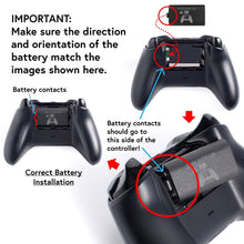Techsconnect 2-pack rechargeable Xbox Series X/S and Xbox One batteries with charging station and smart LED indicator.