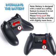 Techsconnect 2-pack rechargeable Xbox batteries with charging station, 2800mAh capacity, smart LED indicator for Xbox Series X, S, and One