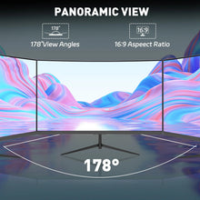 Techsconnect 24-inch curved gaming monitor with 180Hz refresh rate, 1ms response time, FHD display, HDMI, DP, FreeSync, eye care technology.