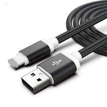 Three 10-foot heavy-duty braided iPhone Lightning USB cables from DailySale, durable mobile accessories for fast charging and data transfer.