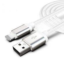 Three 10ft heavy-duty braided iPhone Lightning USB cables from DailySale, durable mobile charging accessories in a pack.