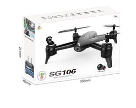 Dolphin Tracker aerial drone with RFID technology for lost recovery, flying over open sky with camera and GPS features.