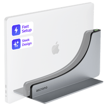 Ascrono MacBook Docking Station with multiple ports and sleek design, providing easy connectivity for MacBook laptops.