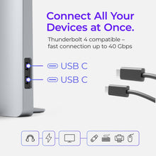 Ascrono MacBook docking station with multiple USB ports, HDMI, and charging options for versatile laptop connectivity.