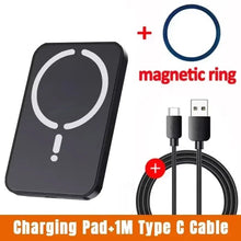 Techsconnect magnetic car air outlet phone holder with 15W wireless charging for iPhone 12 to 17, with or without cable.