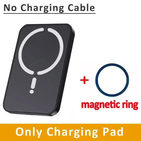 Techsconnect magnetic car air outlet phone holder with 15W wireless charging for MagSafe iPhones 12 to 17, with or without cable support.