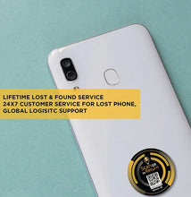 Digital Find My Phone tag from Mobile App I Android Mobile App, showing a small electronic device for locating your phone.