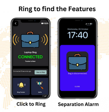 Dolphin Smart Bluetooth Tracker Pro with case, versatile key finder device with replaceable battery and 6-month battery life.