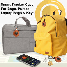 Two Dolphin Smart Tracker Pro cases made of premium vegan leather, designed for secure and stylish tracking device protection.