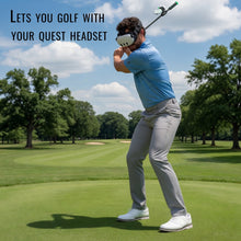DeadEyeVR DriVR Elite adjustable weighted golf club handle accessory for VR, compatible with Quest 2, 3, 3s, and Pro.