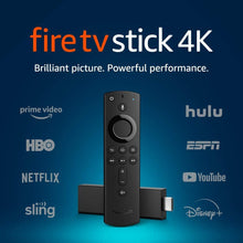 Techsconnect Fire TV Stick 4K streaming device with Alexa voice remote, TV controls, and Dolby Vision support.