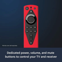Techsconnect Fire TV Stick 4K streaming device with Alexa voice remote, TV controls, and Dolby Vision support.