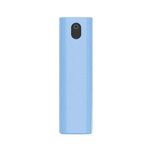 Blue Gems Screen Cleaner by Techsconnect for laptops, tablets, and phones, removing dirt and smudges from electronic screens.