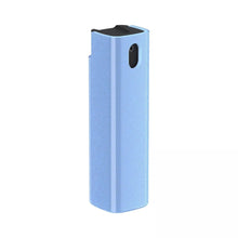 Light blue Gems screen cleaner by Techsconnect for laptops, tablets, and phones, removing dirt and smudges from electronic screens.
