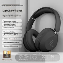 Wireless Bluetooth gaming headset with over-ear design, Dolphin Tracker brand, featuring RFID technology for lost recovery.