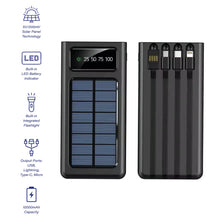 Pursonic LED Portable Solarsync Power Bank for charging electronics on the go with solar power and portable design.