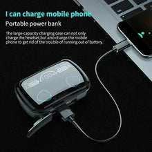 Techsconnect M10 wireless Bluetooth earphones with waterproof sport earbuds for Huawei, iPhone, Oppo, Xiaomi, TWS music headset.