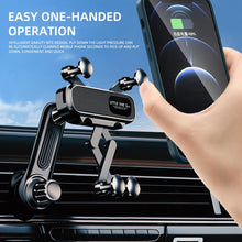 Techsconnect magnetic car phone holder for 4.7-7 inch smartphones, air vent mount, shockproof GPS clip, universal car mount.