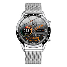 Dolphin Tracker multifunctional smart watch with Bluetooth call, pedometer, blood pressure, heart rate monitoring, waterproof design.