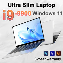 Techsconnect 14.1-inch Windows 11 Pro gaming and office laptop with Core i9, 32GB RAM, 2TB storage, ultra-slim design, HD display