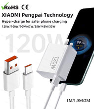Techsconnect USB Type-C cable for fast charging up to 120W, compatible with Xiaomi Mi, Poco F8, Redmi Note series.