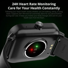 Techsconnect P81 voice calling smartwatch with 1.9-inch screen, 24-hour health monitor, and 100+ sports modes for men and women.