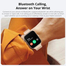 Techsconnect P81 Voice Calling Smart Watch with 1.9-inch screen, 24-hour health monitor, and 100+ sports modes for men and women.