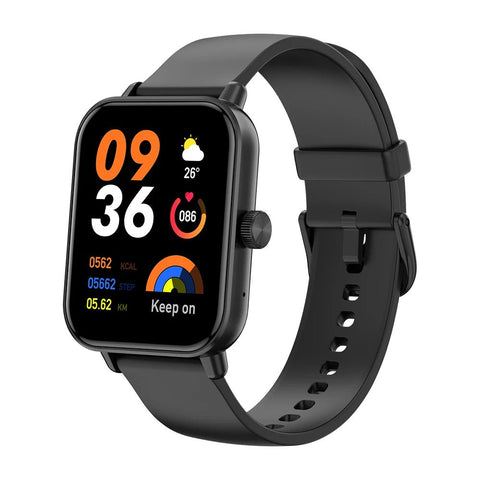 Techsconnect P81 voice calling smartwatch with 1.9-inch screen, health monitor, 100+ sports modes, for men and women.