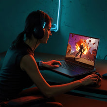 Techsconnect PHN14-51-780H 14.5-inch QHD gaming laptop with Intel Core Ultra 7, 16GB RAM, and 1TB SSD in black.