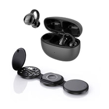 Pursonic Power & Sound Essentials Bundle featuring a 5-in-1 folding wireless charging station and true wireless earbuds.