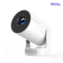 Techsconnect portable Android 14 8K projector with dual Wi-Fi, 290 ANSI lumens, 180° flexibility, and Bluetooth for outdoor cinema.