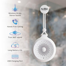 Pursonic Peak wireless speaker and waterproof bundle delivering 360° high-res sound for portable listening anywhere.