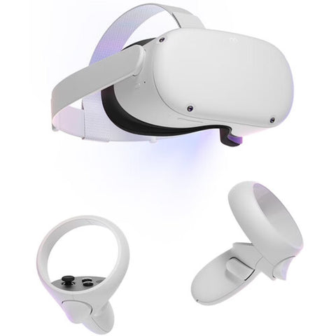 Quest 2 Oculus virtual reality headset by TechsConnect, featuring an advanced all-in-one design with 128GB storage.