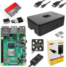 Raspberry Pi 4 8GB Extreme Kit with 128GB storage, including Raspberry Pi 4 board, accessories, and packaging, by TechsConnect.