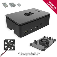 Raspberry Pi 4 8GB Extreme Kit with 128GB SD card, including accessories, by Techsconnect, displayed with the kit components.