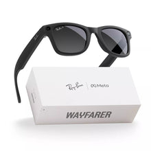 Techsconnect Ray-Ban Meta Wayfarer Gen 2 smart glasses with built-in camera, hands-free calling, music, and AI features.