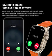 Techsconnect Bluetooth smartwatch with message alerts, heart rate monitor, and sports features for Android and iOS, suitable for men and women.