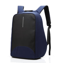 Dolphin Tracker RFID student computer bag with multiple compartments and padded laptop sleeve, black nylon material.