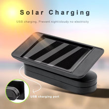 Techsconnect tire pressure monitoring system with external battery, solar sensors, and temperature warning for car tyre pressure monitoring.