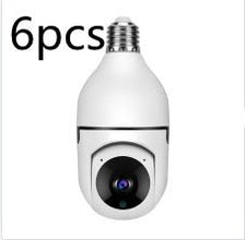Dolphin Tracker 1080P WiFi bulb camera with 4x zoom, E27 socket, 5G WiFi, home security alarm and monitoring system.