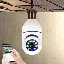 Dolphin Tracker 1080P WiFi bulb camera with 4x zoom, E27 home security camera, 5G WiFi alarm monitor with RFID feature