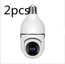 Dolphin Tracker WiFi 1080P bulb camera with 4X zoom, E27 home security camera, 5G WiFi alarm monitor for surveillance