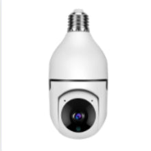 Dolphin Tracker 1080P WiFi bulb camera with 4x zoom, E27 base, 5G WiFi home security monitor with alarm and remote view