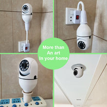 Dolphin Tracker 1080P WiFi bulb camera with 4X zoom, E27 socket, 5G WiFi, home security alarm and monitor system.