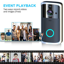 Dolphin Pro WiFi Video Doorbell Camera with sleek design, infrared sensor, and security features for home surveillance.